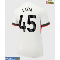 Chelsea Romeo Lavia #45 Auswärtstrikot Frauen 2025-26 Kurzarm